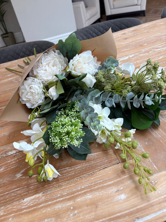Ivory Peony Bouquet