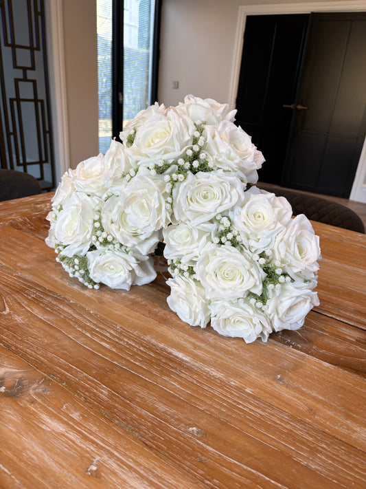 Bridesmaid Bouquet with Gypsophila