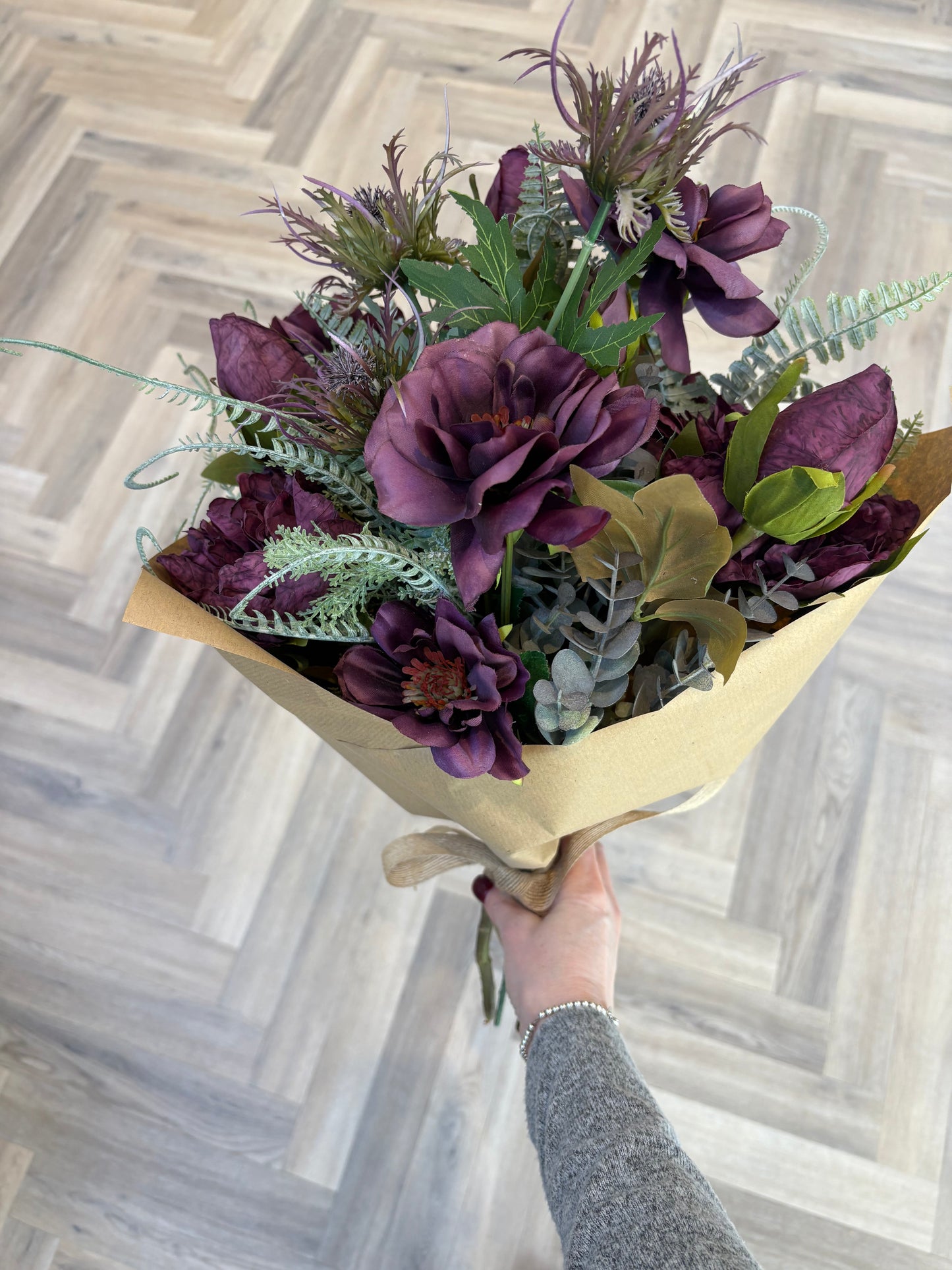 Purple Peony Bouquet
