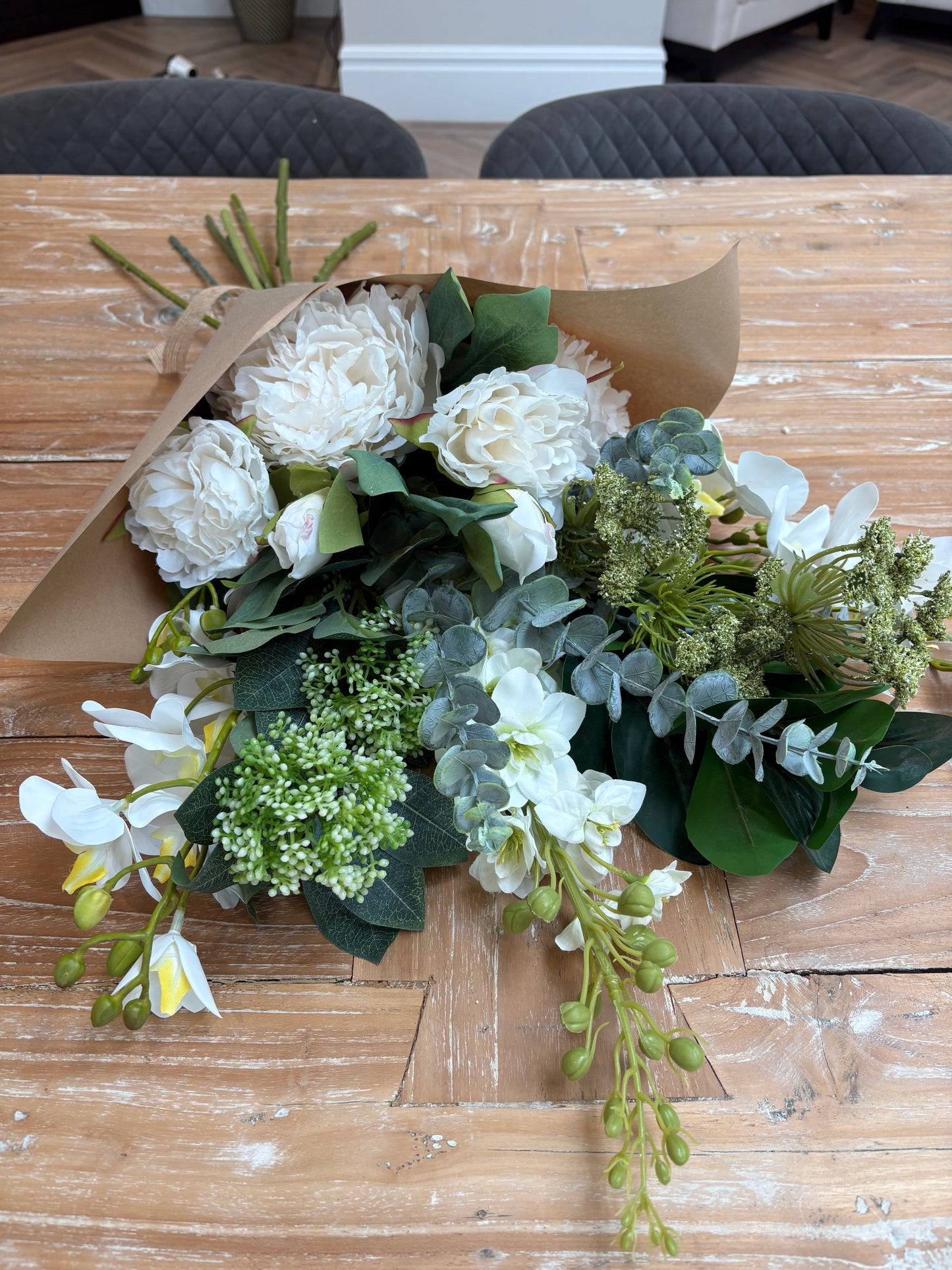 Ivory Peony Bouquet