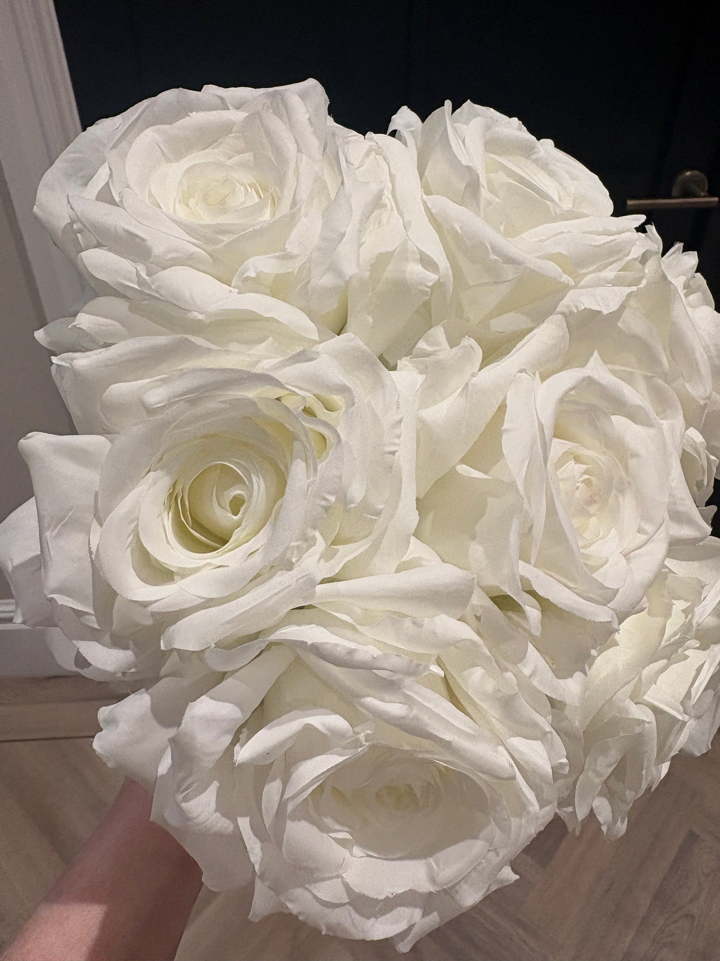 White Rose Bridal Bouquet