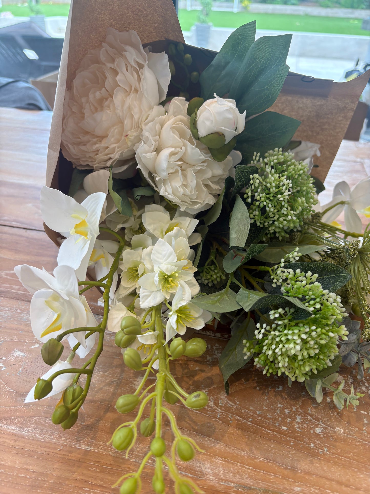 Ivory Peony Bouquet