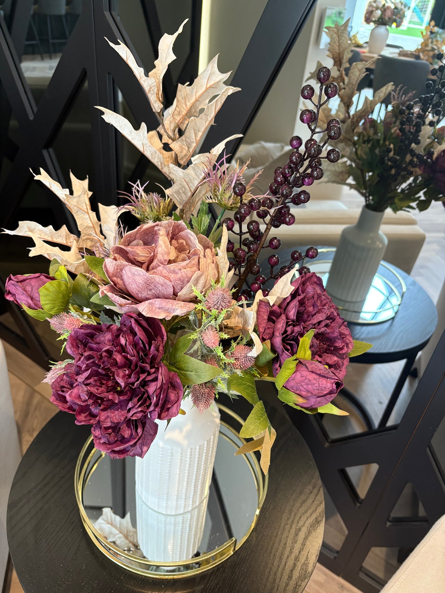 Peony and Thistle Bouquet
